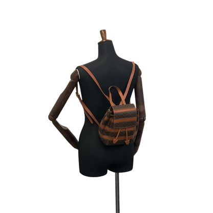 CELINE Macadam Backpack Brown Vintage j5v54w