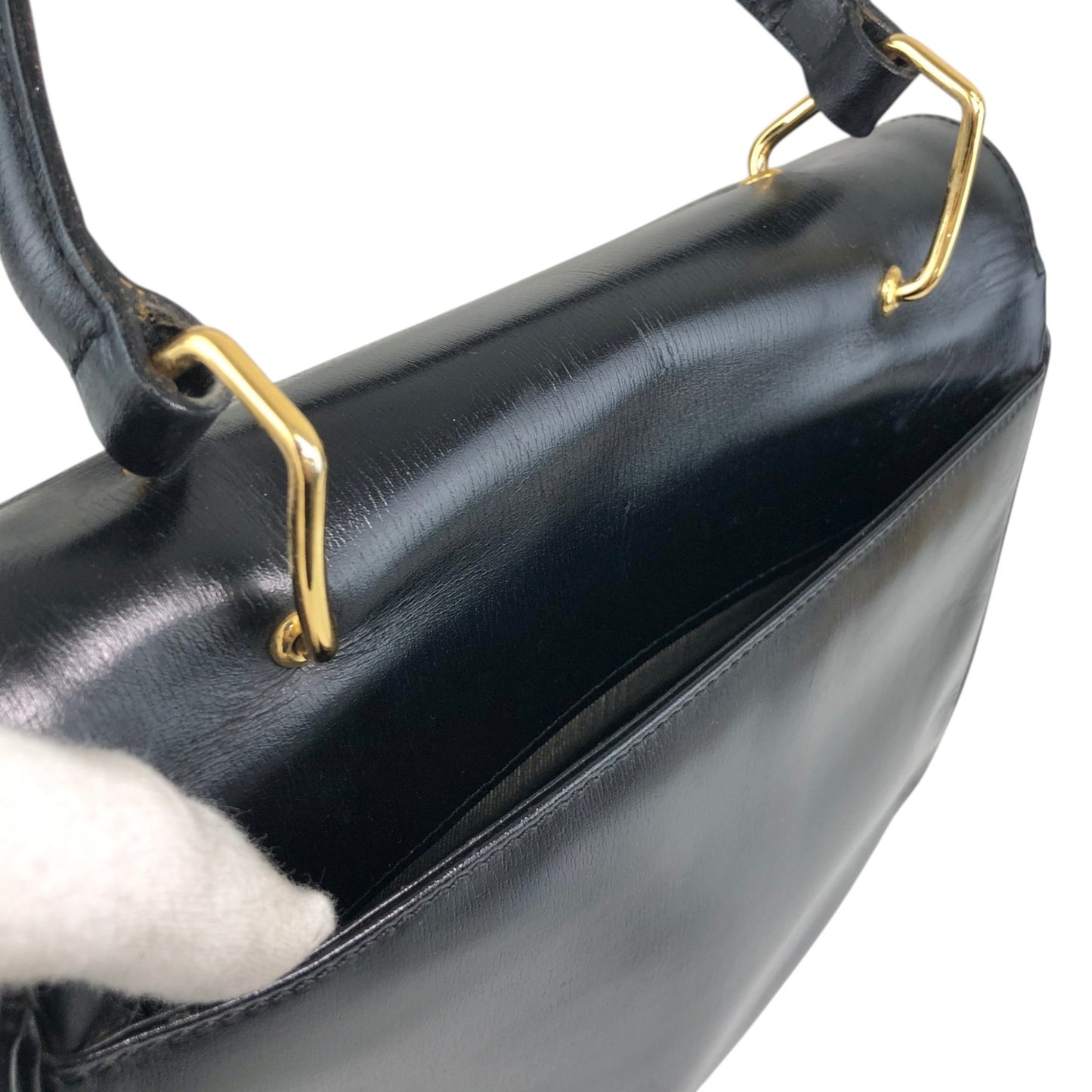 GIVENCHY Handbag Black Vintage vaswcb
