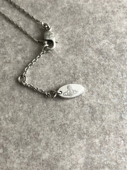Vivienne Westwood Necklace Silver Vintage 8xtrik