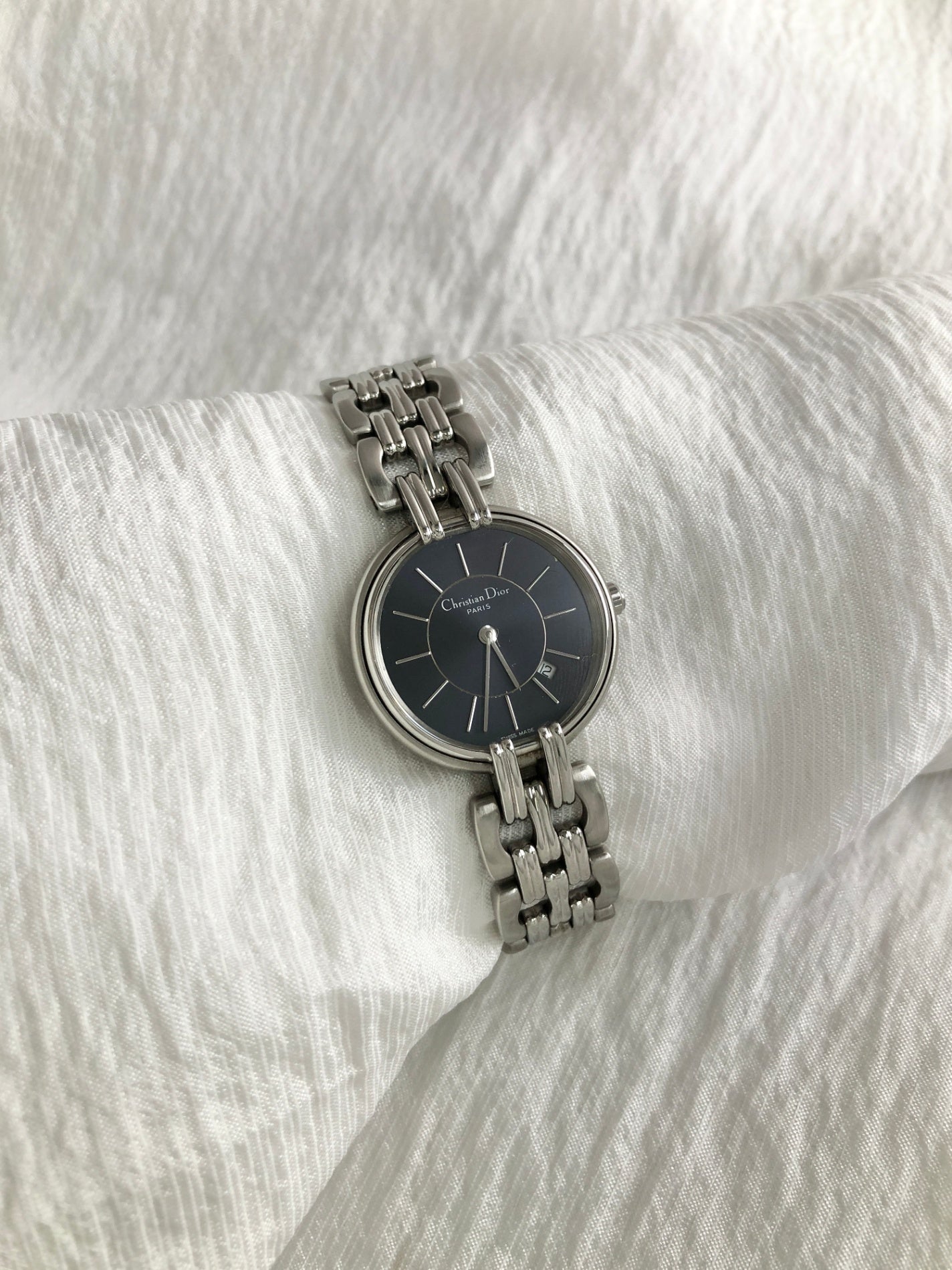 ChristianDior腕時計　【美品】 Christian Dior クリスチャンディオール メンズ クオーツ 腕時計