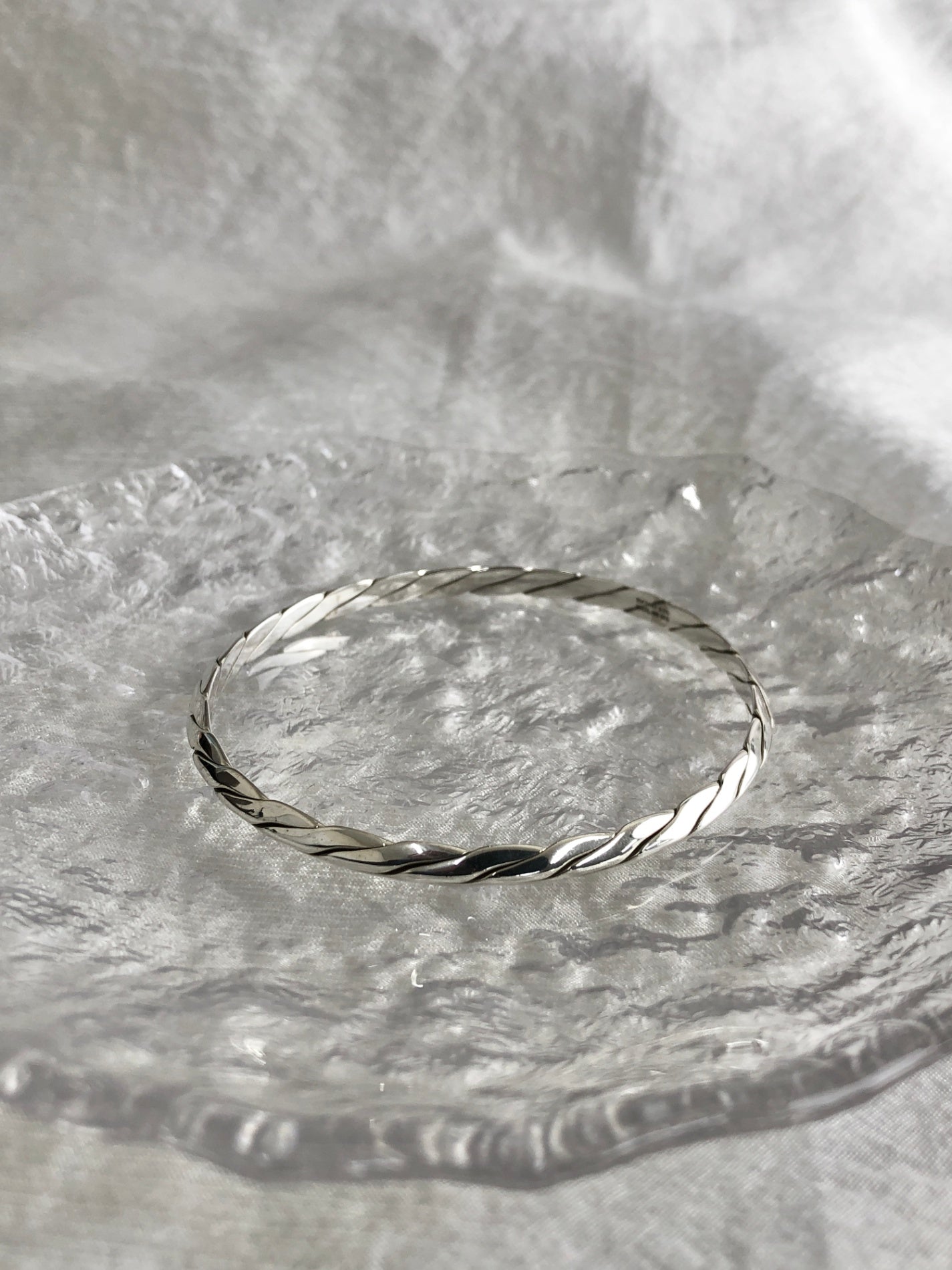Tiffany & Co. SILVER925 Bangle Bracelet Silver Vintage fhwxv5