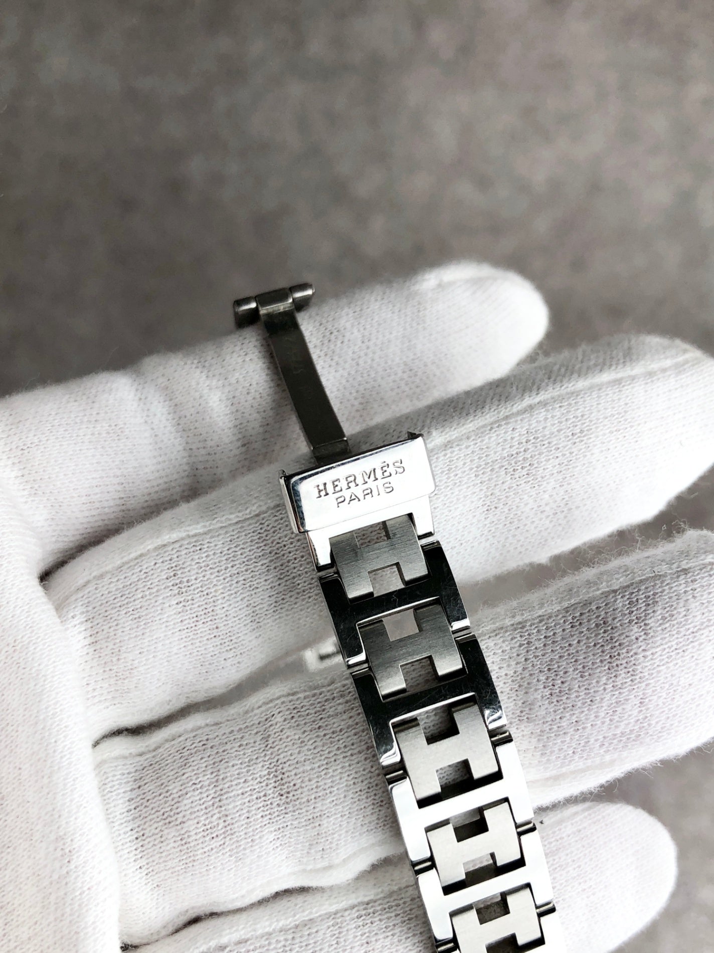 HERMES Watch Silver AR3.210 Vintage cgpxa4