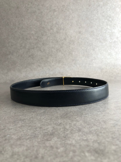 CELINE Triomphe Belt Black Vintage duzzud