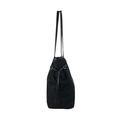 PRADA Logo Totebag Black Vintage 3h573h