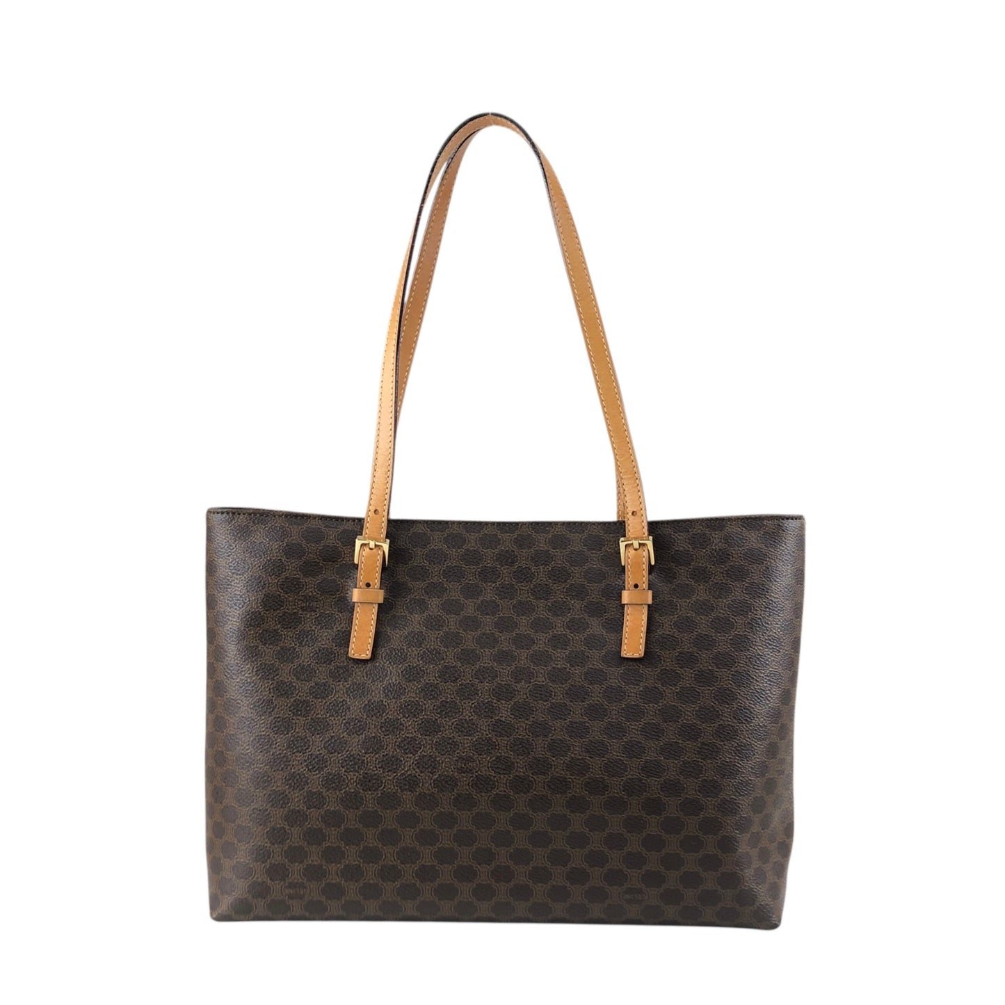 CELINE Macadam Totebag Brown Vintage z8cjjc
