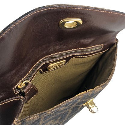 FENDI Zucca Handbag Brown Vintage 5pdvzg