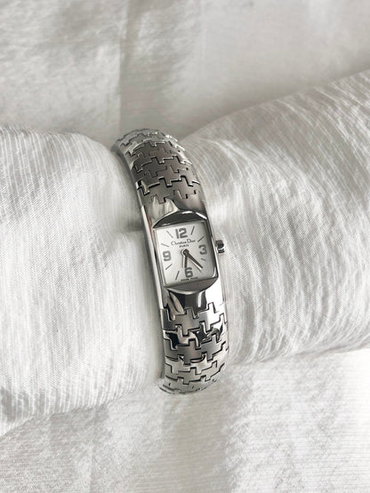 Christian Dior Quartz Watch Silver D96-100 Vintage trgiep