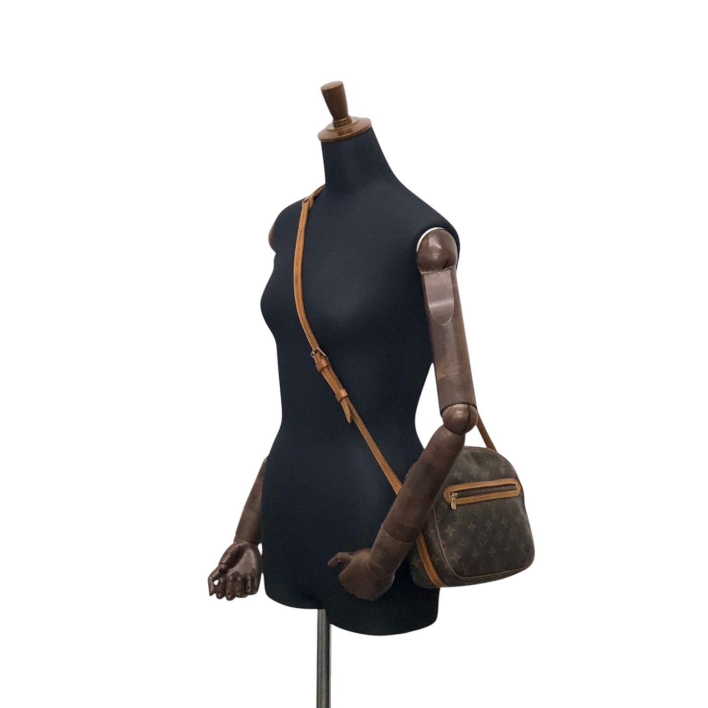 LOUIS VUITTON Monogram Shoulder bag Brown Vintage fywb25