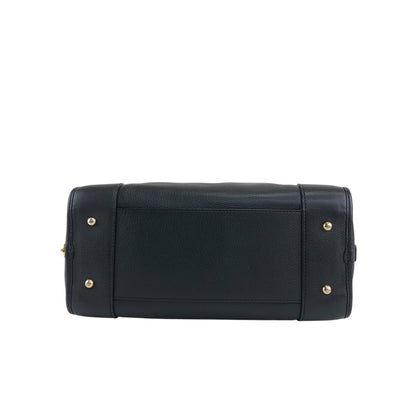 LOEWE Amazona28 Anagram Handbag Boston bag Black Vintage 4ve2yy