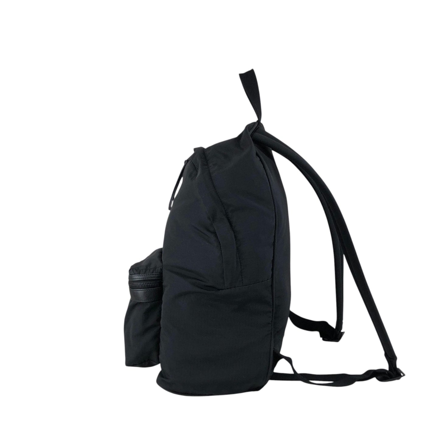 Yves Saint Laurent Logo Backpack Black Vintage 7tw3dp