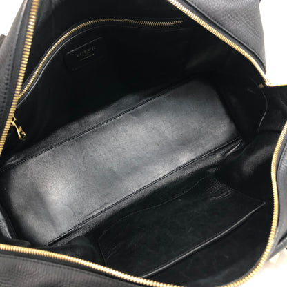LOEWE Amazona36 Anagram Boston bag Handbag Black Vintage gwsi3e
