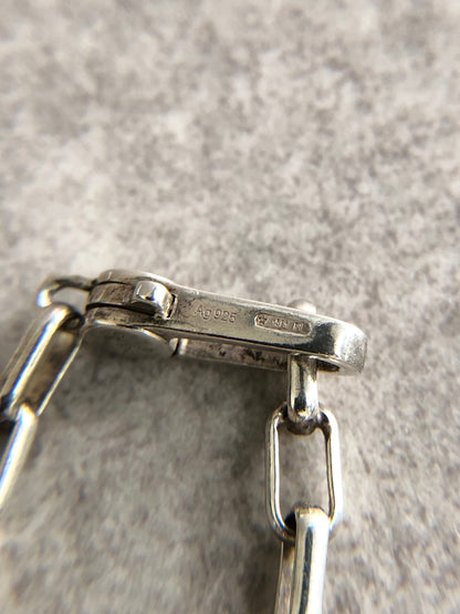 GUCCI Interlocking Bracelet Silver Vintage 3bmt2w