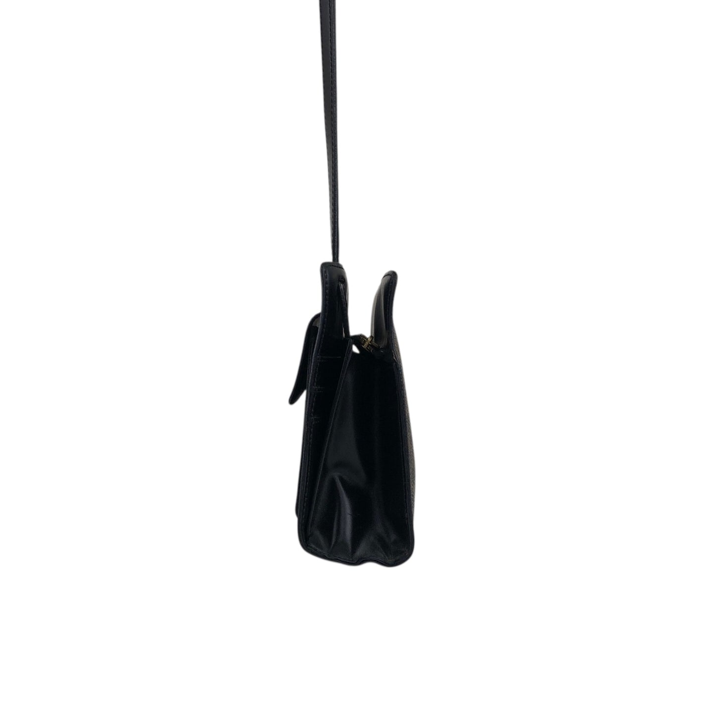 CELINE Macadam Shoulder bag Black Vintage dwm48m