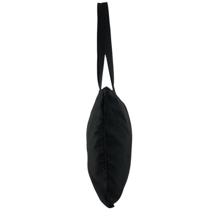 PRADA Tessuto Triangle Logo Handbag Totebag Black Vintage 6e4zku