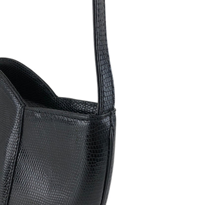 Christian Dior CD Logo Shoulder bag Black Vintage rzenbk