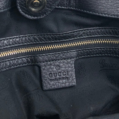 GUCCI Horse Bit Handbag Black 269943 Vintage wj5bxw