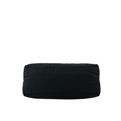 PRADA Tessuto Triangle Logo Handbag Totebag Black Vintage 4fphjj