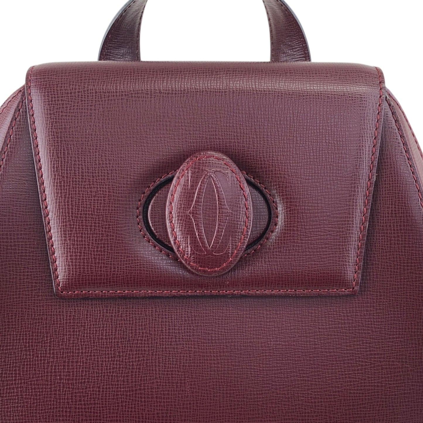 Cartier Turn Lock Backpack Bordeaux Vintage bzjsdj