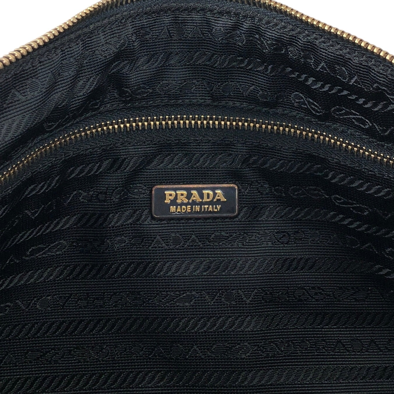 PRADA Shoulder bag Black Vintage chvuhk