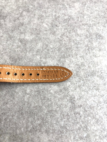 HERMES Quartz Watch Brown Vintage 6kuddk