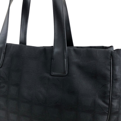 CHANEL New Travel Line Totebag Black Vintage deknxn