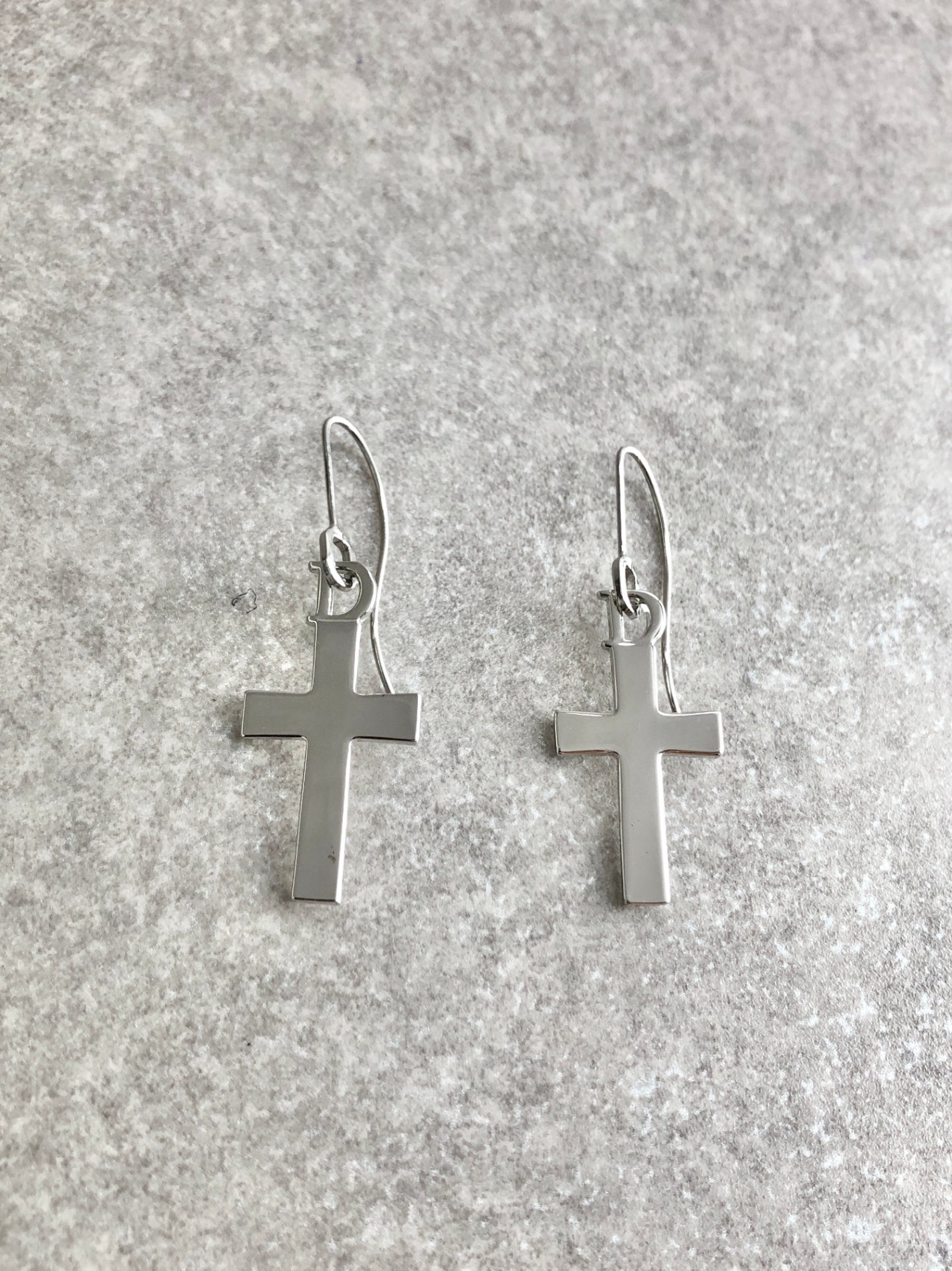 Christian Dior Cross Motif Pierced Silver Vintage 3djpuu