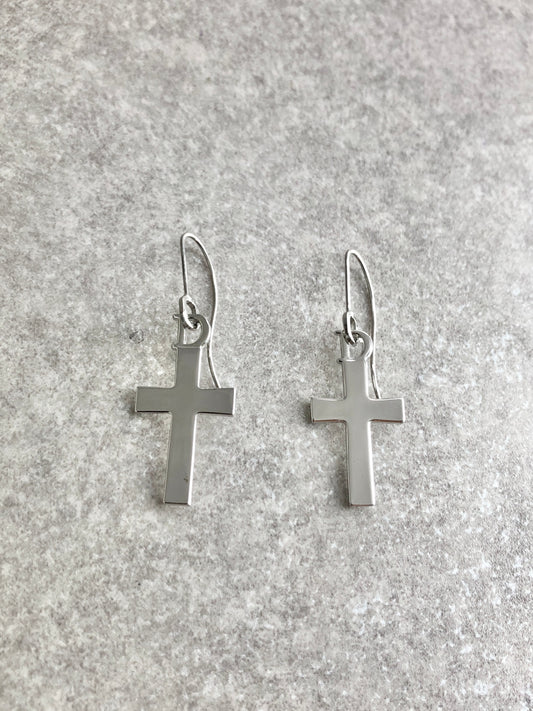 Christian Dior Cross Motif Pierced Silver Vintage 3djpuu