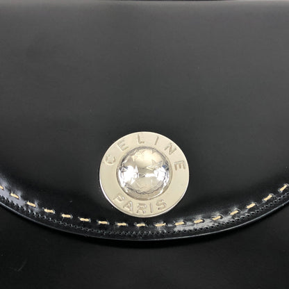 CELINE Starball Round Handbag Black Vintage 2ngrau