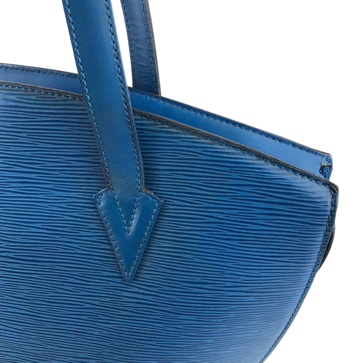 LOUIS VUITTON Epi Totebag Blue Vintage w832e5