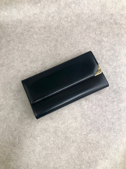 Cartier Long Wallet Black Vintage jwzwib