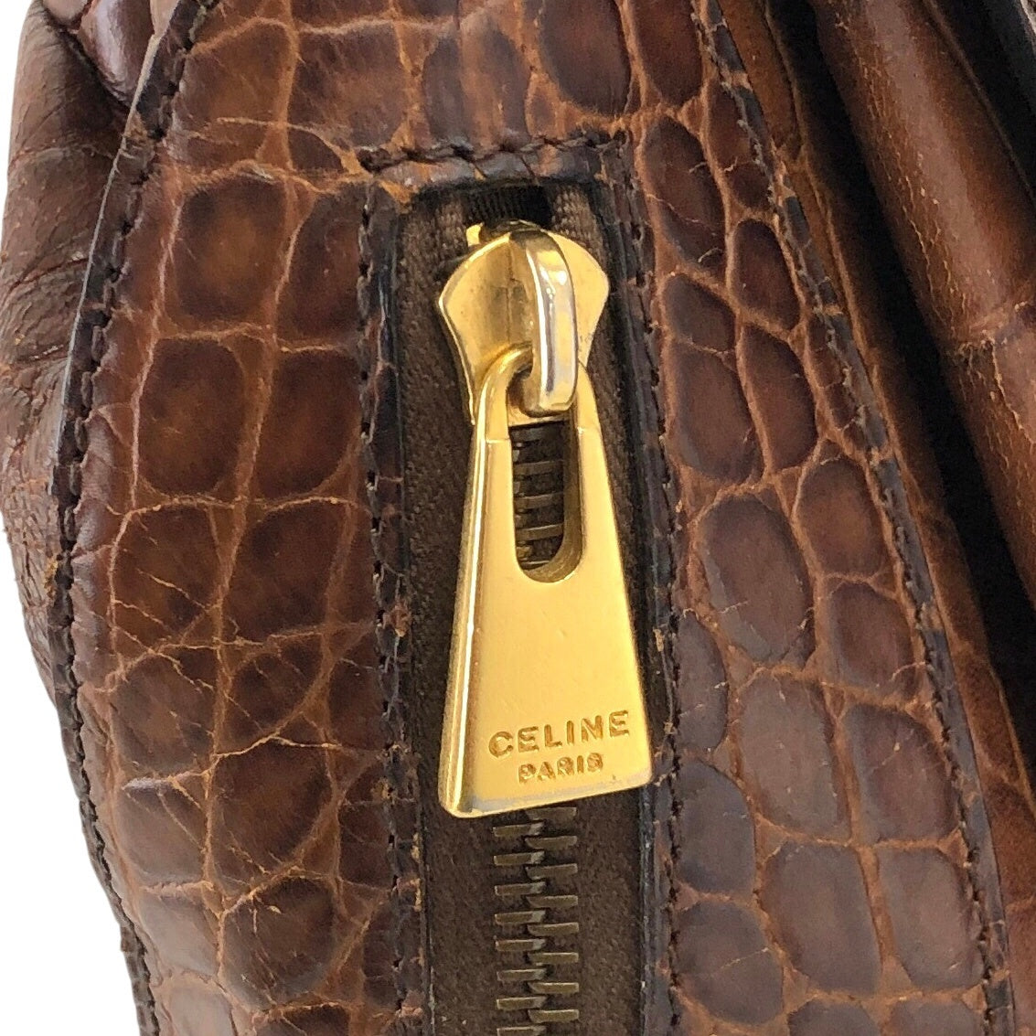 CELINE Backpack Brown Vintage vknxcp