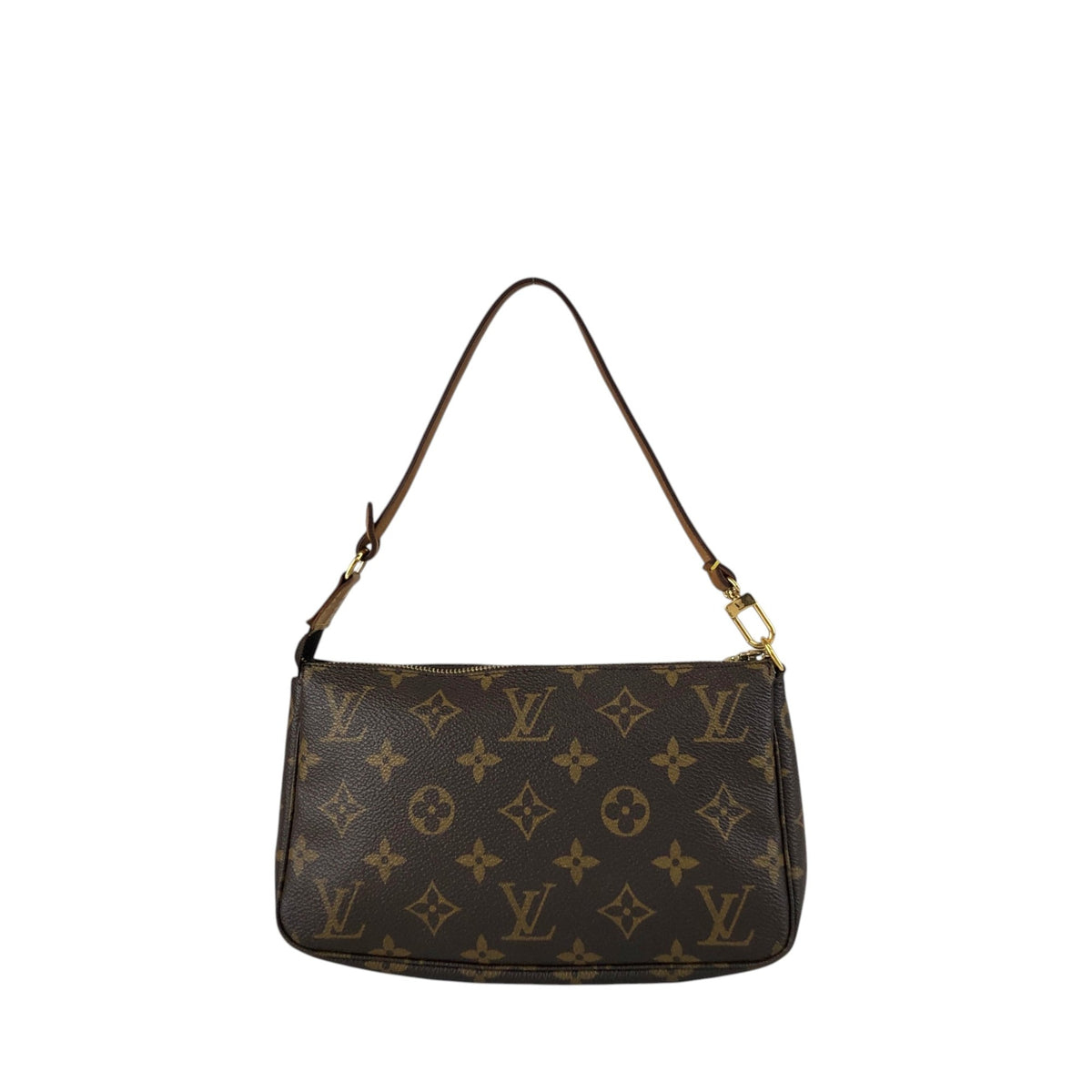 LOUIS VUITTON Monogram Small Handbag Brown M51980 Vintage 3w2pzj