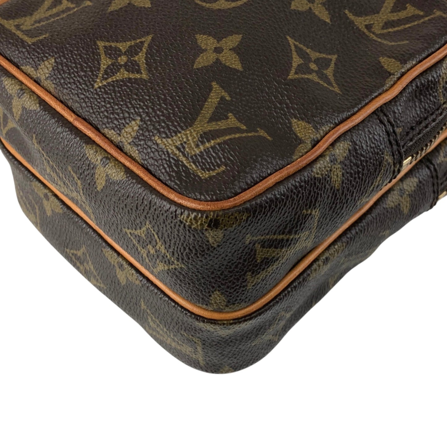 LOUIS VUITTON Monogram Shoulder bag Brown Vintage zvucr2