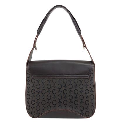 CELINE CMacadam Shoulder bag Hobobag Brown Vintage psiyb3