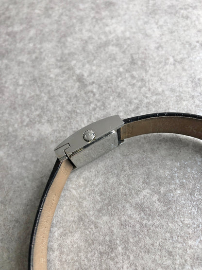 Christian Dior Trotter Quartz Watch Black Vintage pnj63r