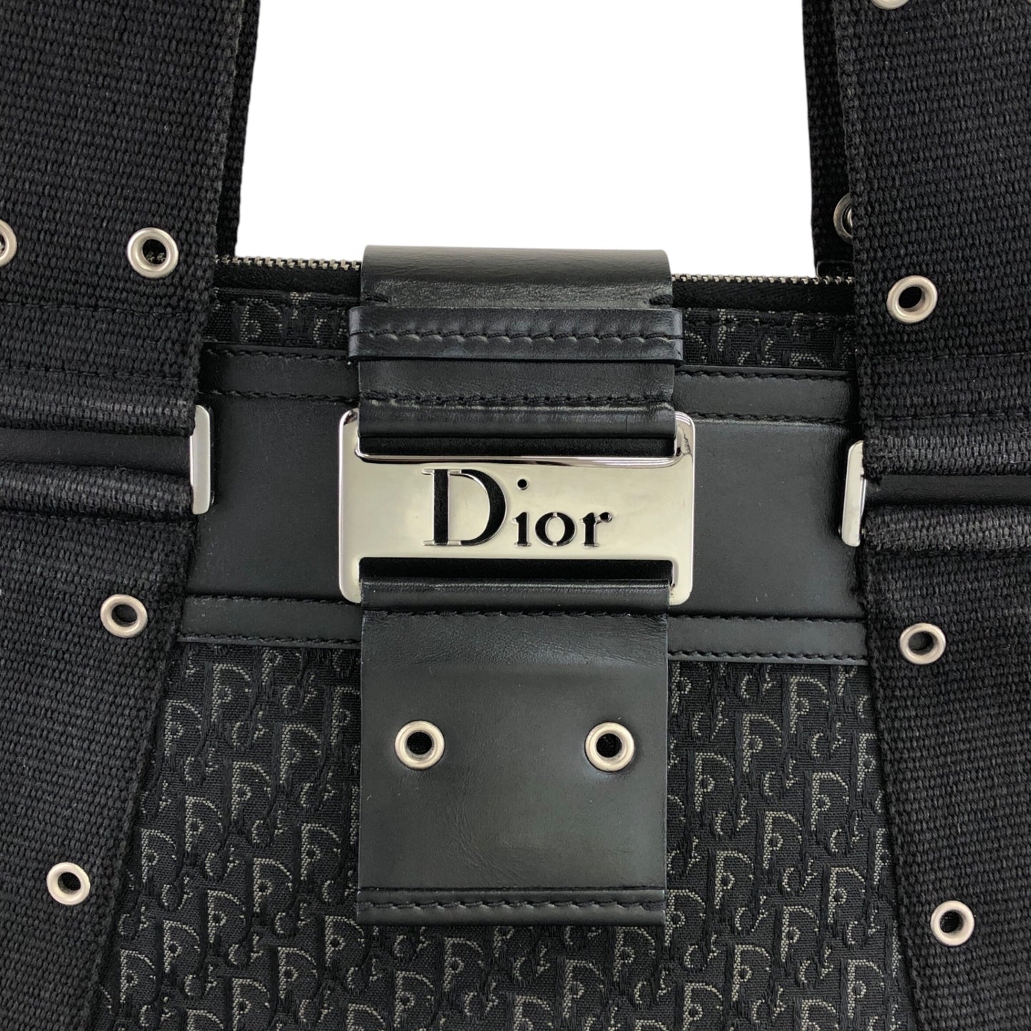 Christian Dior Street Chic Logo Totebag Black Vintage vpzvni