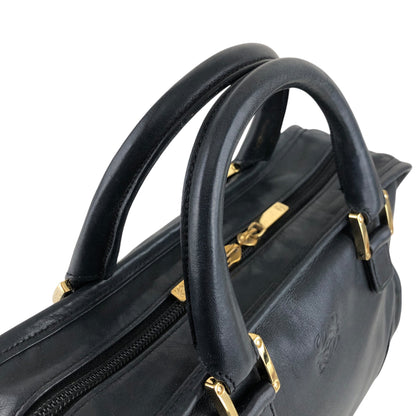 LOEWE Amazona Anagram Handbag Boston bag Navy Vintage 7hgehe