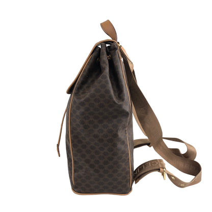 CELINE Macadam Gancini Backpack Brown Vintage pgr4hj