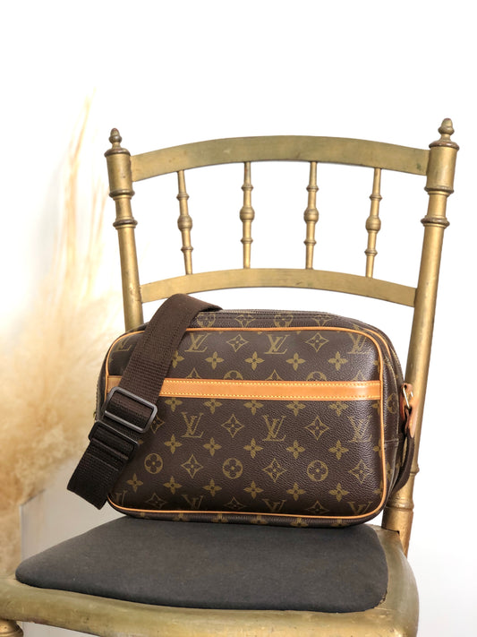 LOUIS VUITTON Monogram Shoulder bag Brown M45254 Vintage ppsgxs