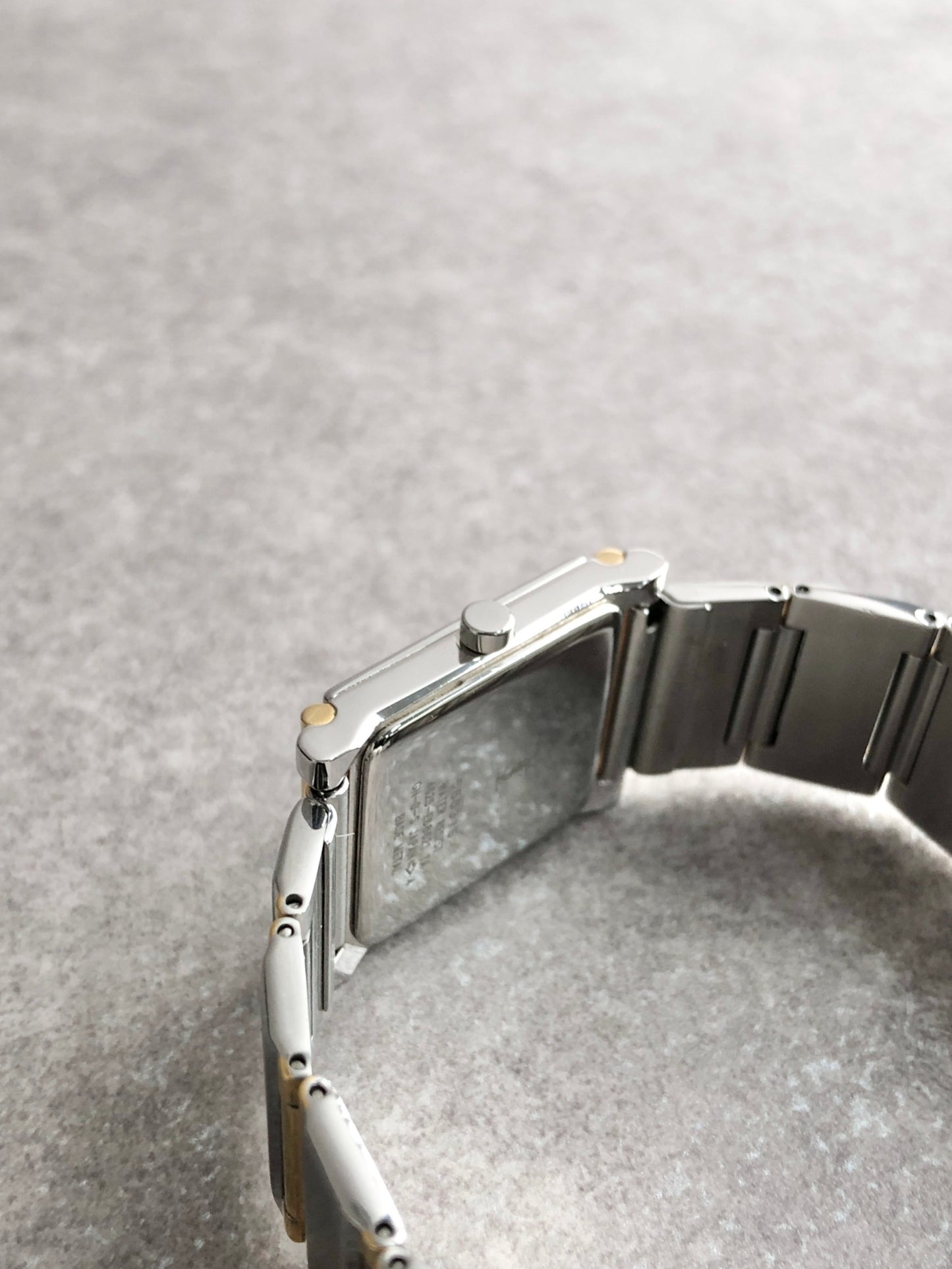 Yves Saint Laurent Quartz Watch Silver Vintage 4625-E68621 TA b22nty