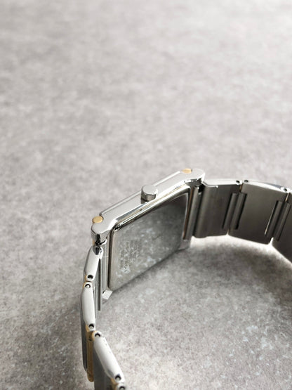 Yves Saint Laurent Quartz Watch Silver Vintage 4625-E68621 TA b22nty