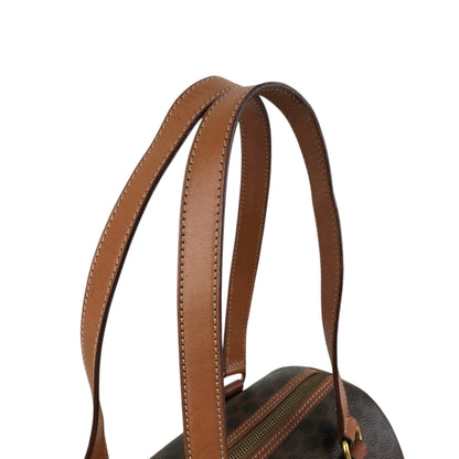 CELINE Macadam Blason Handbag Brown Vintage gbe4wr