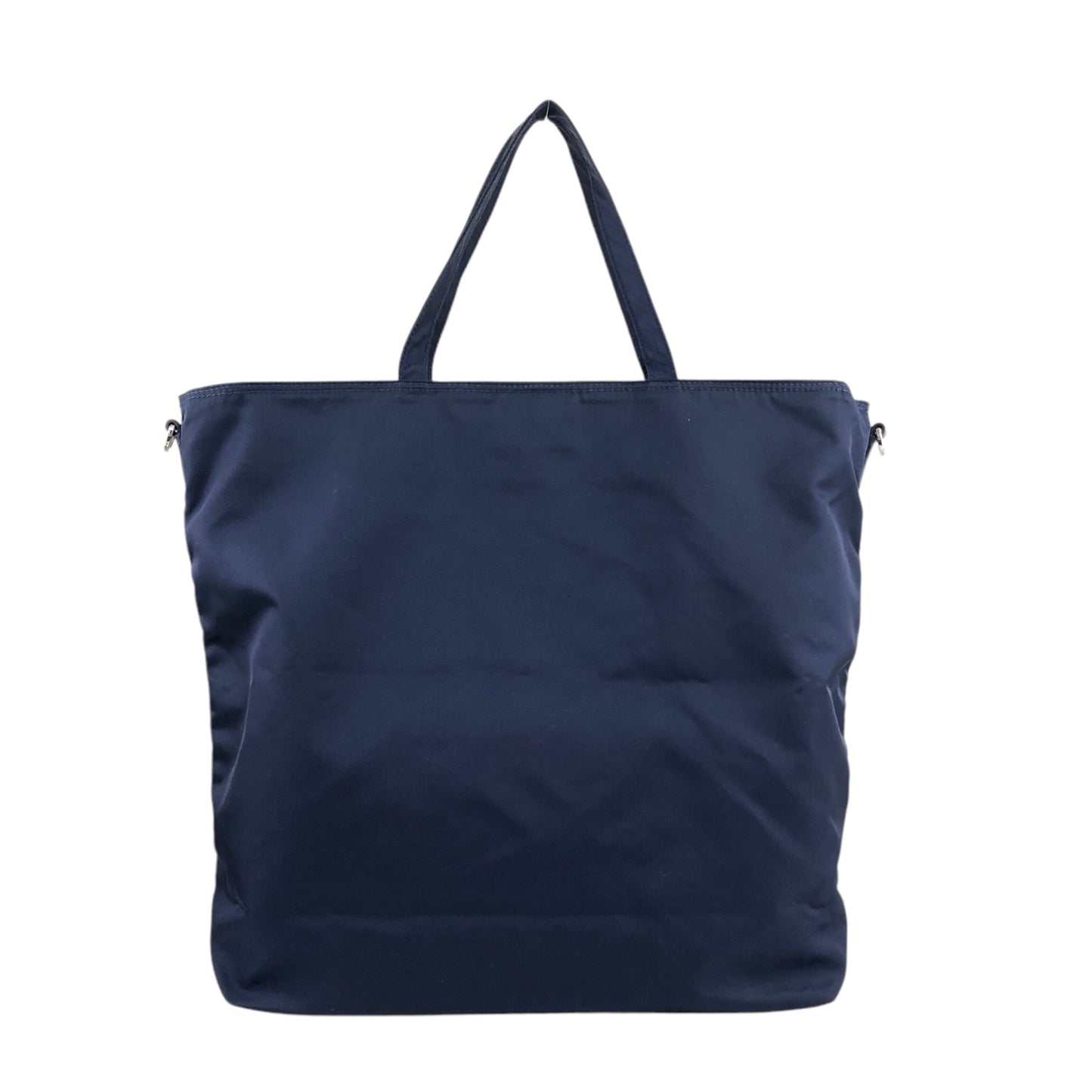 PRADA Tessuto Triangle Logo Two-way Handbag Shoulder bag Navy Vintage edw7hz