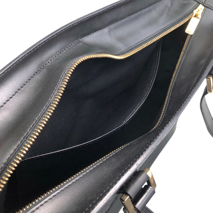 CELINE Logo Embossed Handbag Black Vintage za7ghz