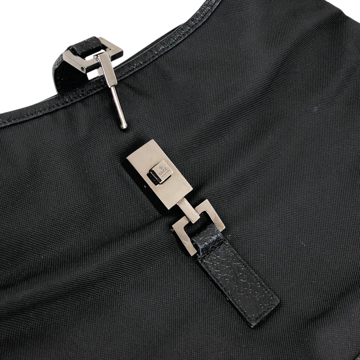 GUCCI Jackie Shoulder bag Black Vintage bce64k