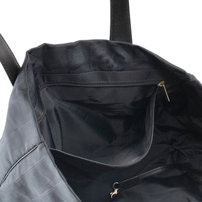 CHANEL New Travel Line Totebag Black Vintage tnjpfz