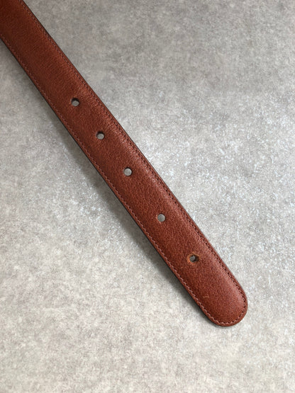 GUCCI Bamboo Belt Brown Vintage ybzhs2