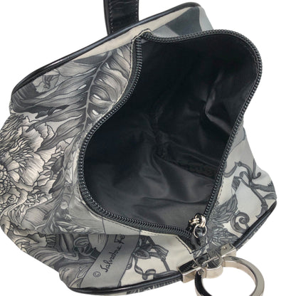 Salvatore Ferragamo Gancini Small Handbag Gray Vintage cr22rg