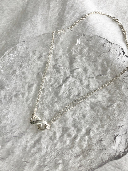 Tiffany & Co. SILVER925 Necklace Silver Vintage 5z3ygx