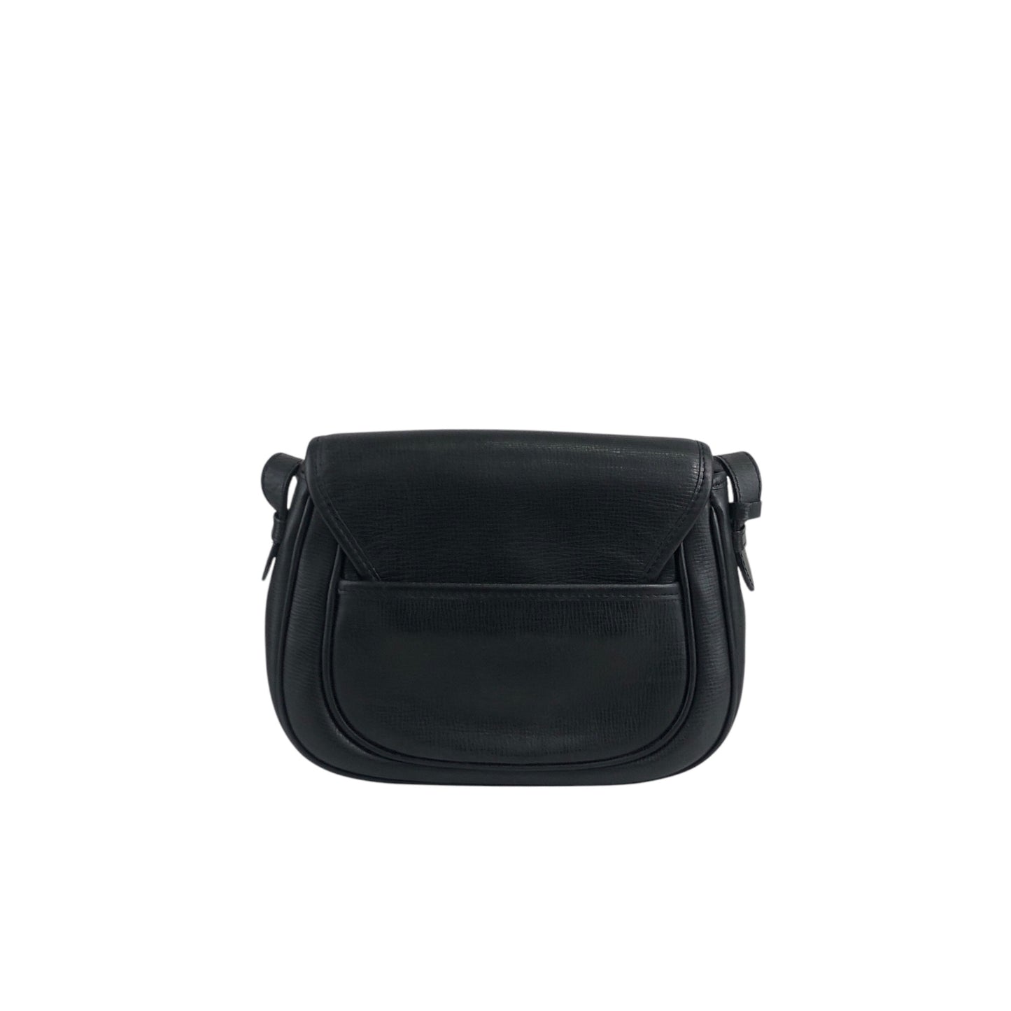 CELINE Gancini Shoulder bag Black Vintage 4xp2cr